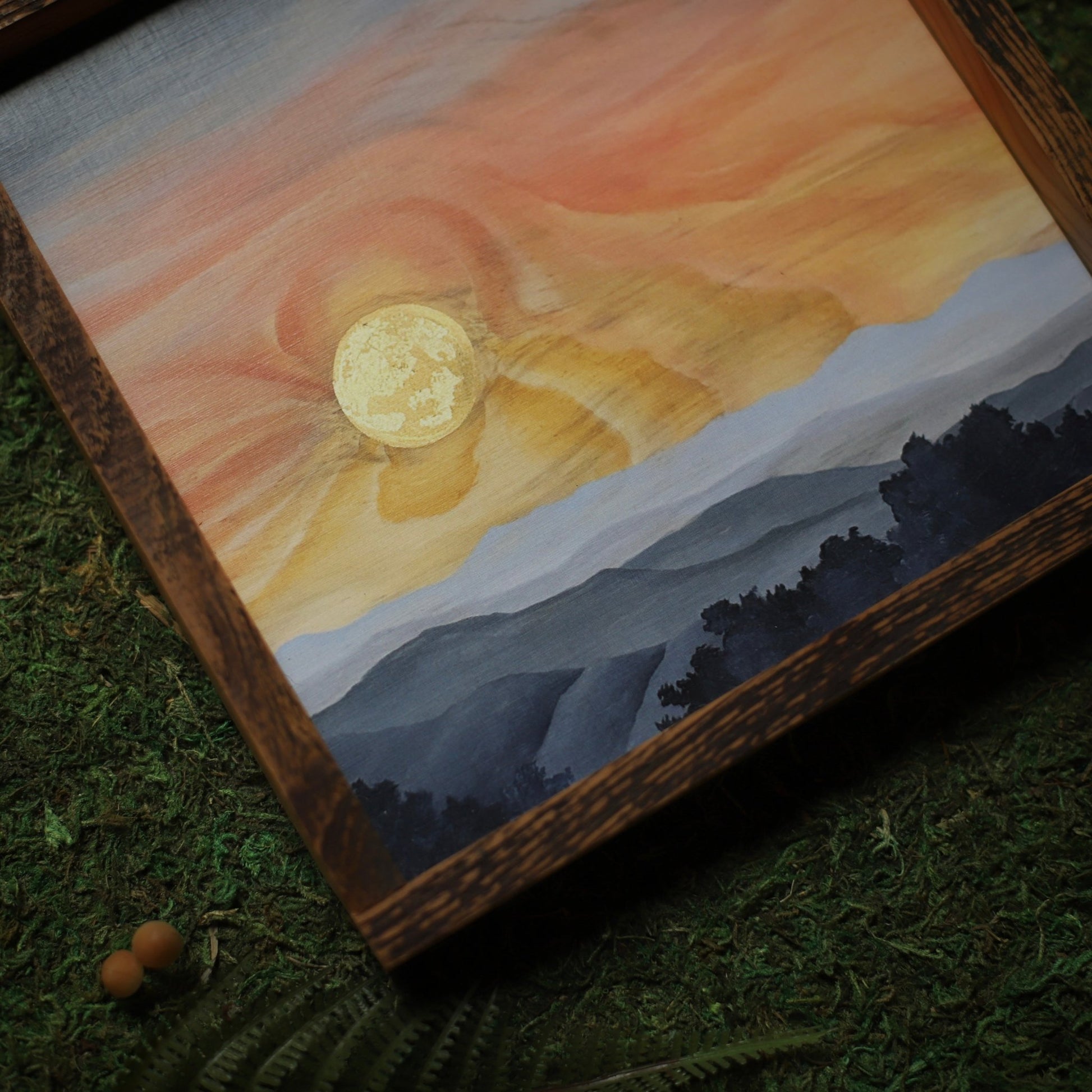 “New River Valley Blues" Square Framed Print - Havyn