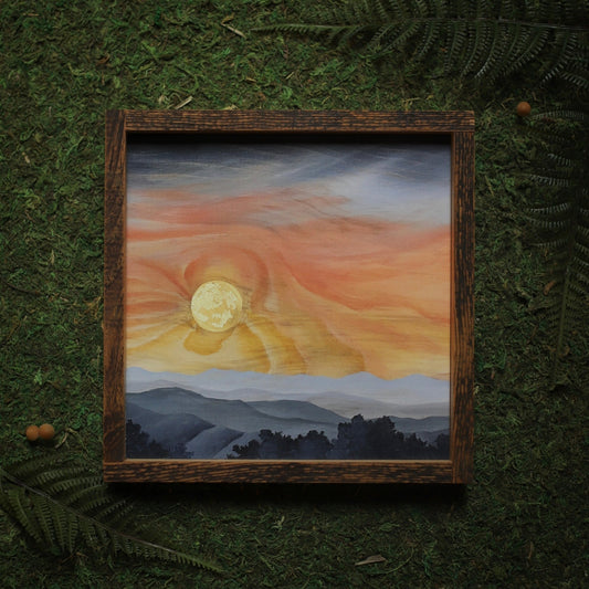 “New River Valley Blues" Square Framed Print - Havyn