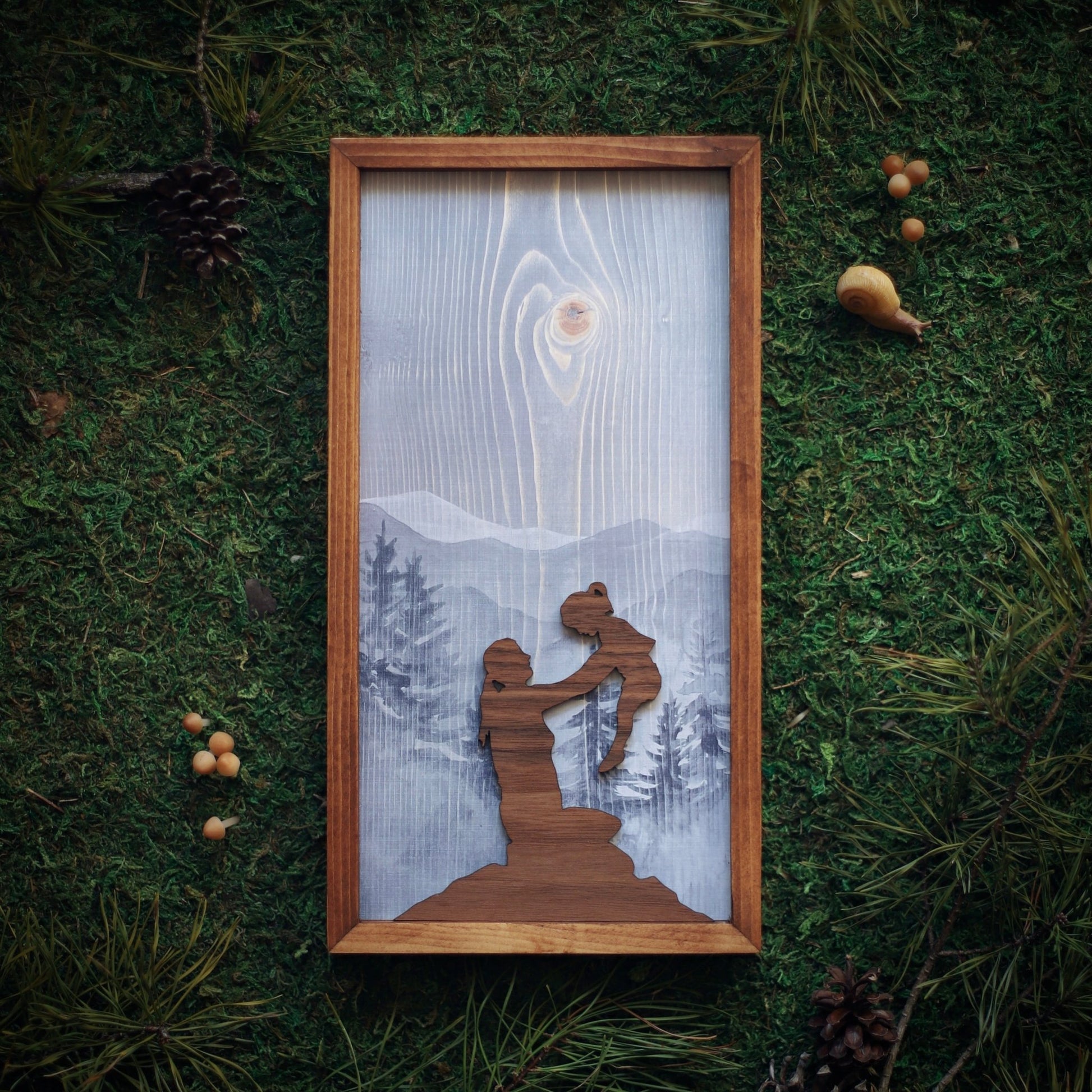 "Northwest Woods" 6x12" Framed Print - Havyn