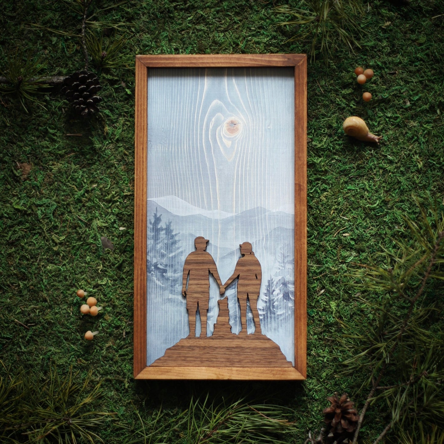 "Northwest Woods" 6x12" Framed Print - Havyn