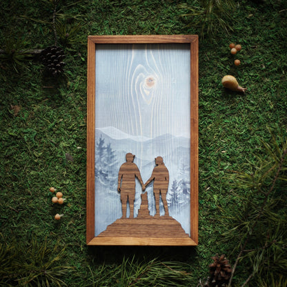 "Northwest Woods" 6x12" Framed Print - Havyn