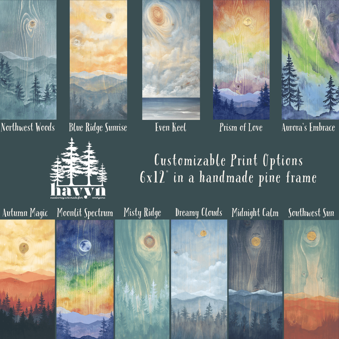 "Northwest Woods" 6x12" Framed Print - Havyn