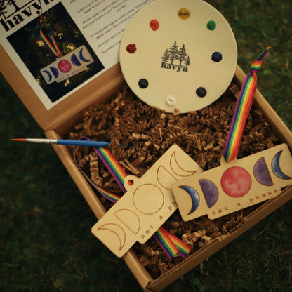 "Not a Phase" Wood Ornament Pride Paint Kit - Havyn