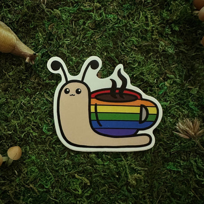 "Rainbow Snail" 3" Sticker - Havyn