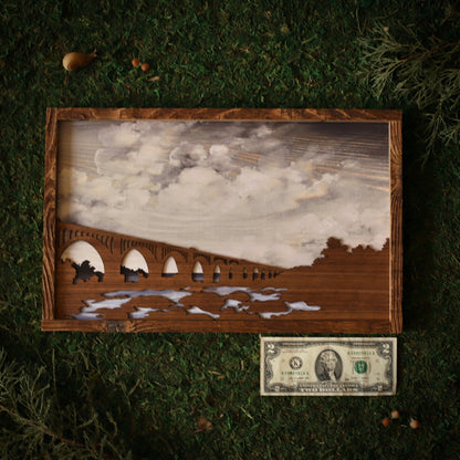 "Richmond Railway Bridge" 15" James River Print - Havyn