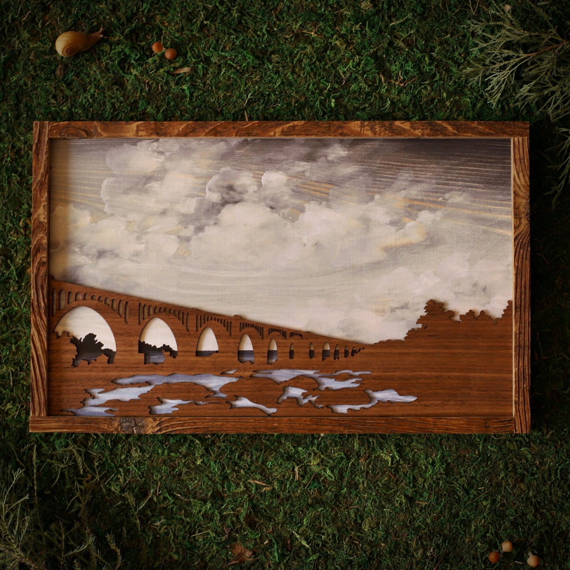 "Richmond Railway Bridge" 15" James River Print - Havyn