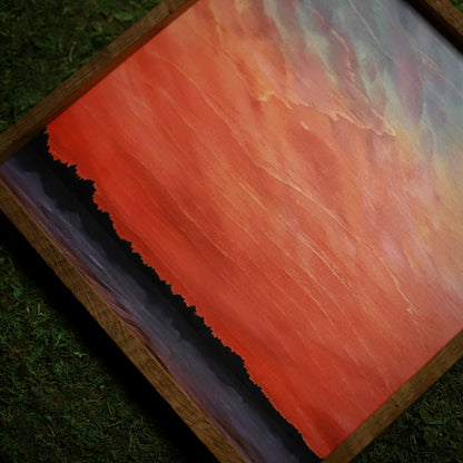 “Stony Brook Sunset" 12x12" Framed Print - Havyn