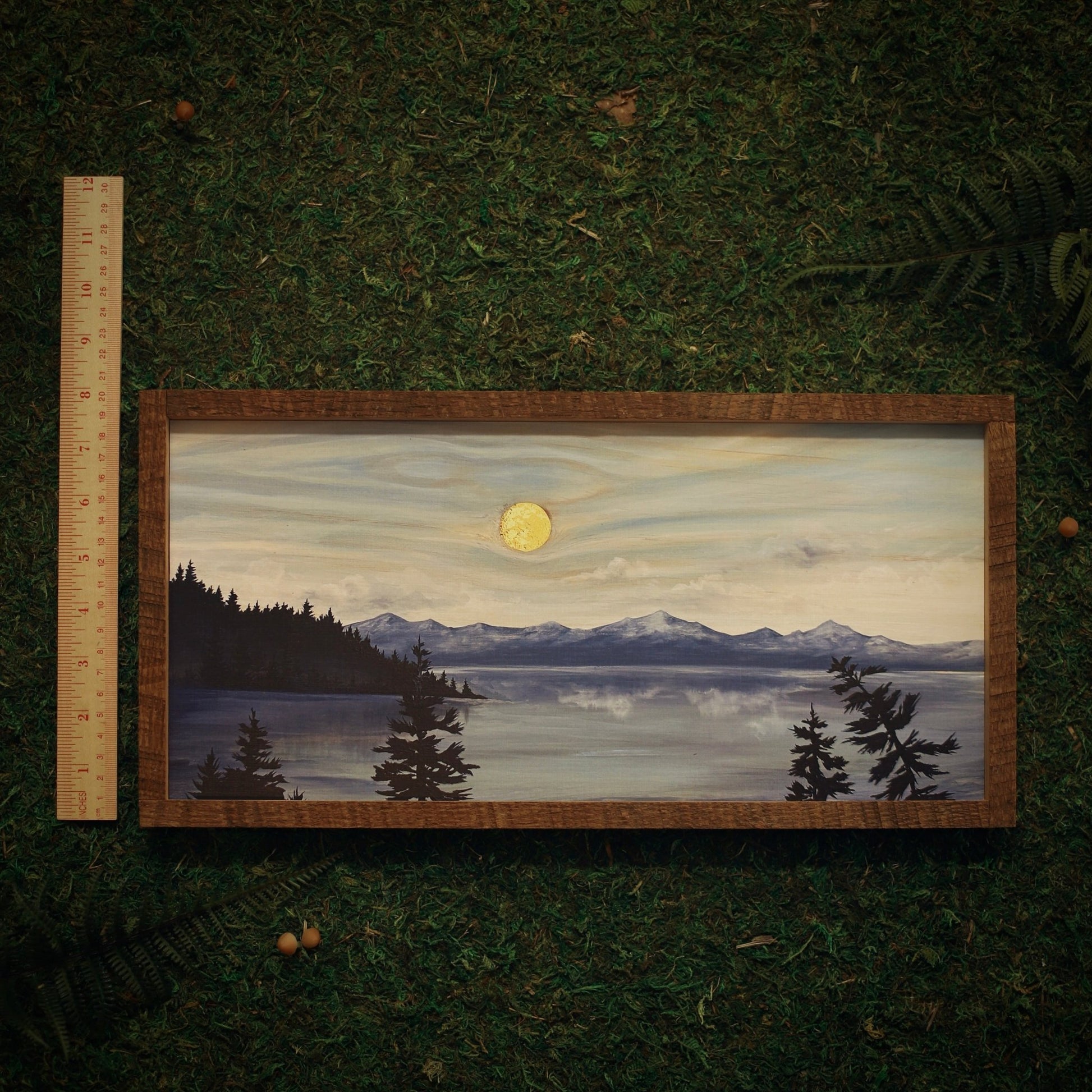 “Tahoe Blue" 6x18" Framed Print - Havyn