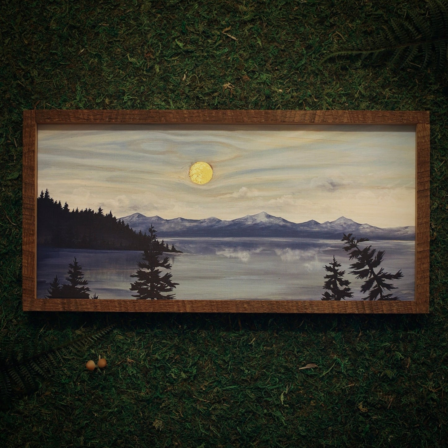 “Tahoe Blue" 6x18" Framed Print - Havyn