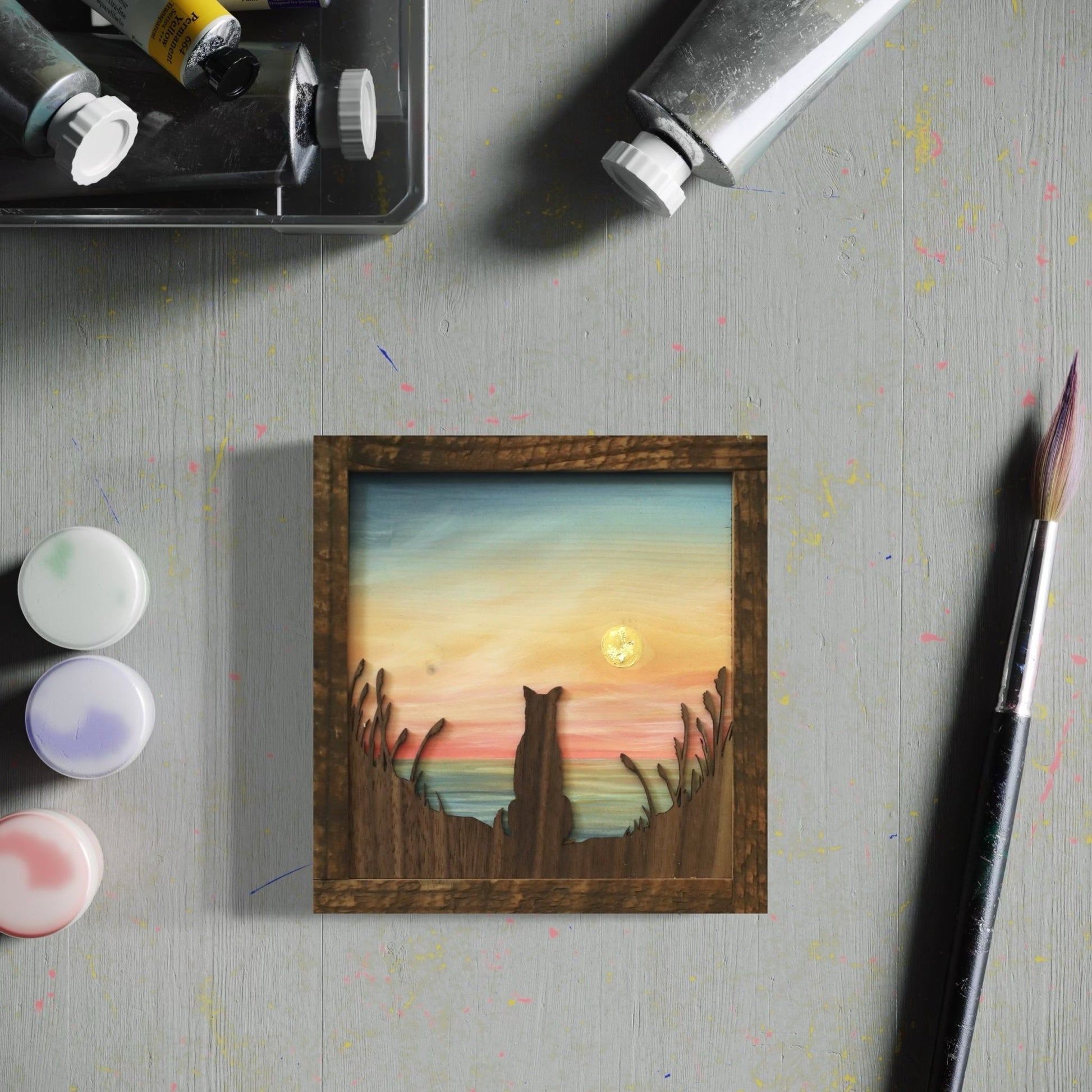 “Watching the Waves Go By” Original Painting - Havyn