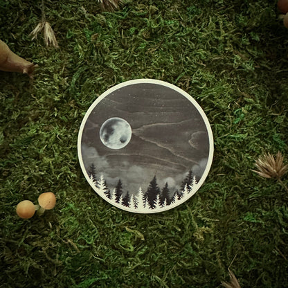 "Wolf Moon" 3" Sticker - Havyn