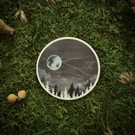"Wolf Moon" 3" Sticker - Havyn