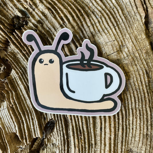 Coffee Snail Sticker
