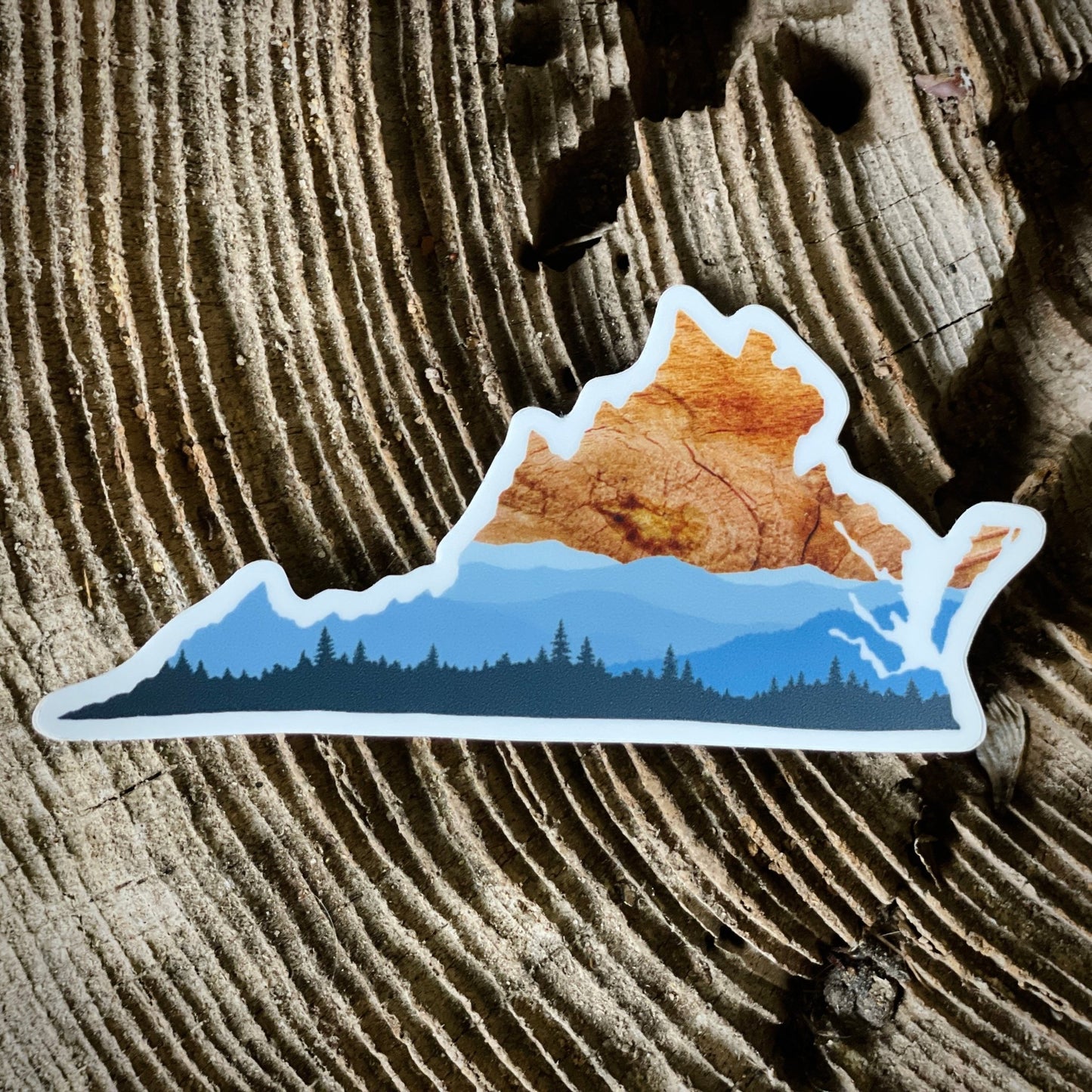 “Blue Ridge Beauty” 4” Sticker - Havyn
