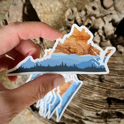 “Blue Ridge Beauty” 4” Sticker - Havyn