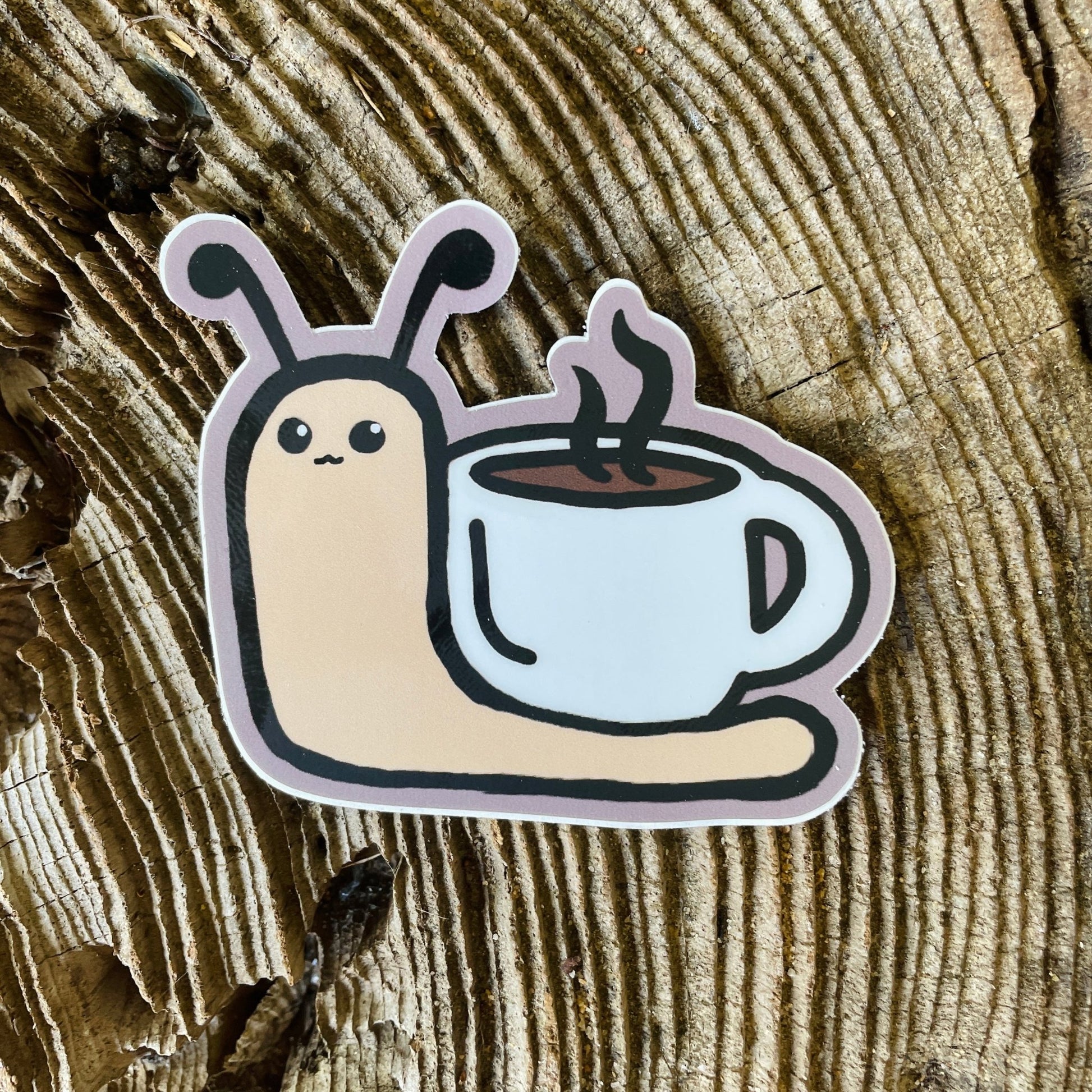 “Coffee Snail” 3” Sticker - Havyn