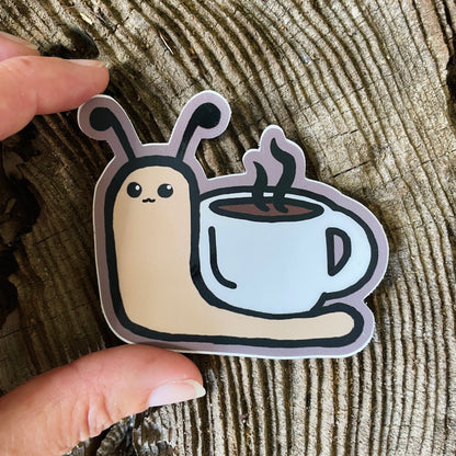“Coffee Snail” 3” Sticker - Havyn