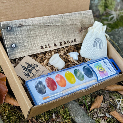 DIY Kit: MINI Not a Phase LGBTQ+ Pride Wall Art - Havyn