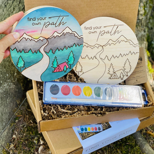 "Find Your Own Path" Watercolor DIY Kit - Havyn