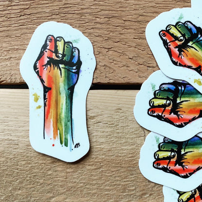 LGBTQ+ Pride Solidarity 3” Sticker - Havyn
