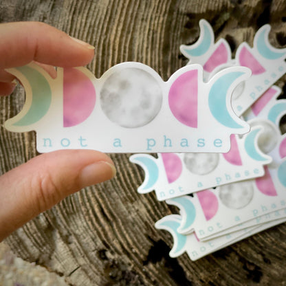 Not a Phase LGBTQ+ Pride 3” Sticker - Havyn