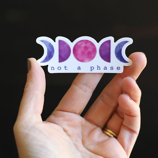 Not a Phase LGBTQ+ Pride 3” Sticker - Havyn