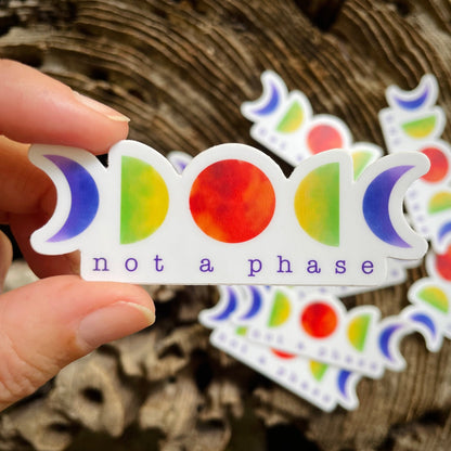 Not a Phase LGBTQ+ Pride 3” Sticker - Havyn