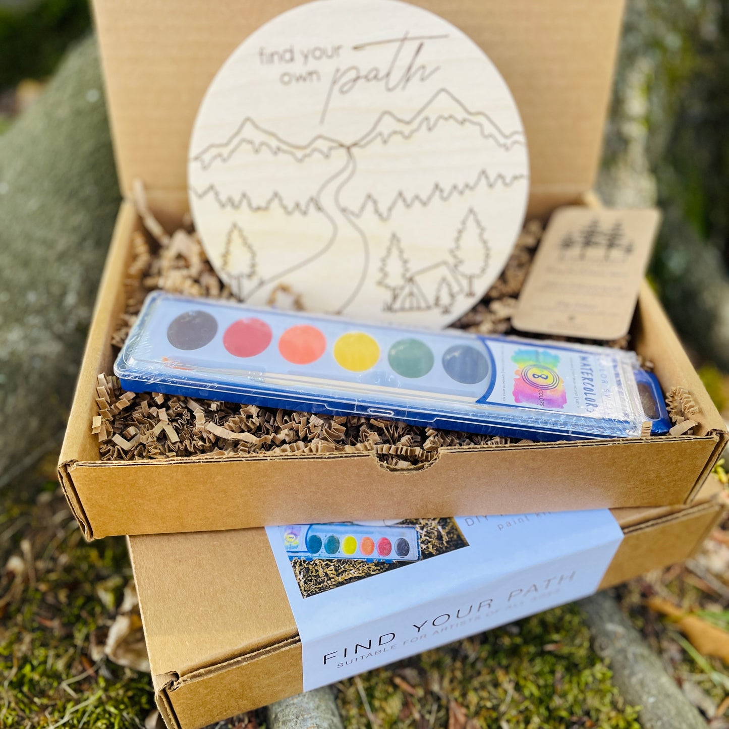 "Find Your Own Path" Watercolor DIY Kit