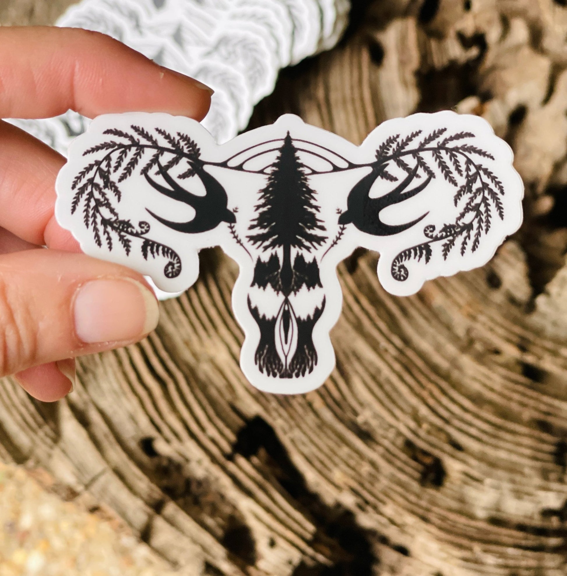 “Peace Within” 3” Uterus Sticker - Havyn