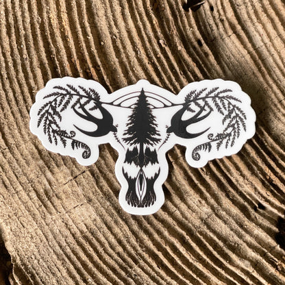 “Peace Within” 3” Uterus Sticker - Havyn