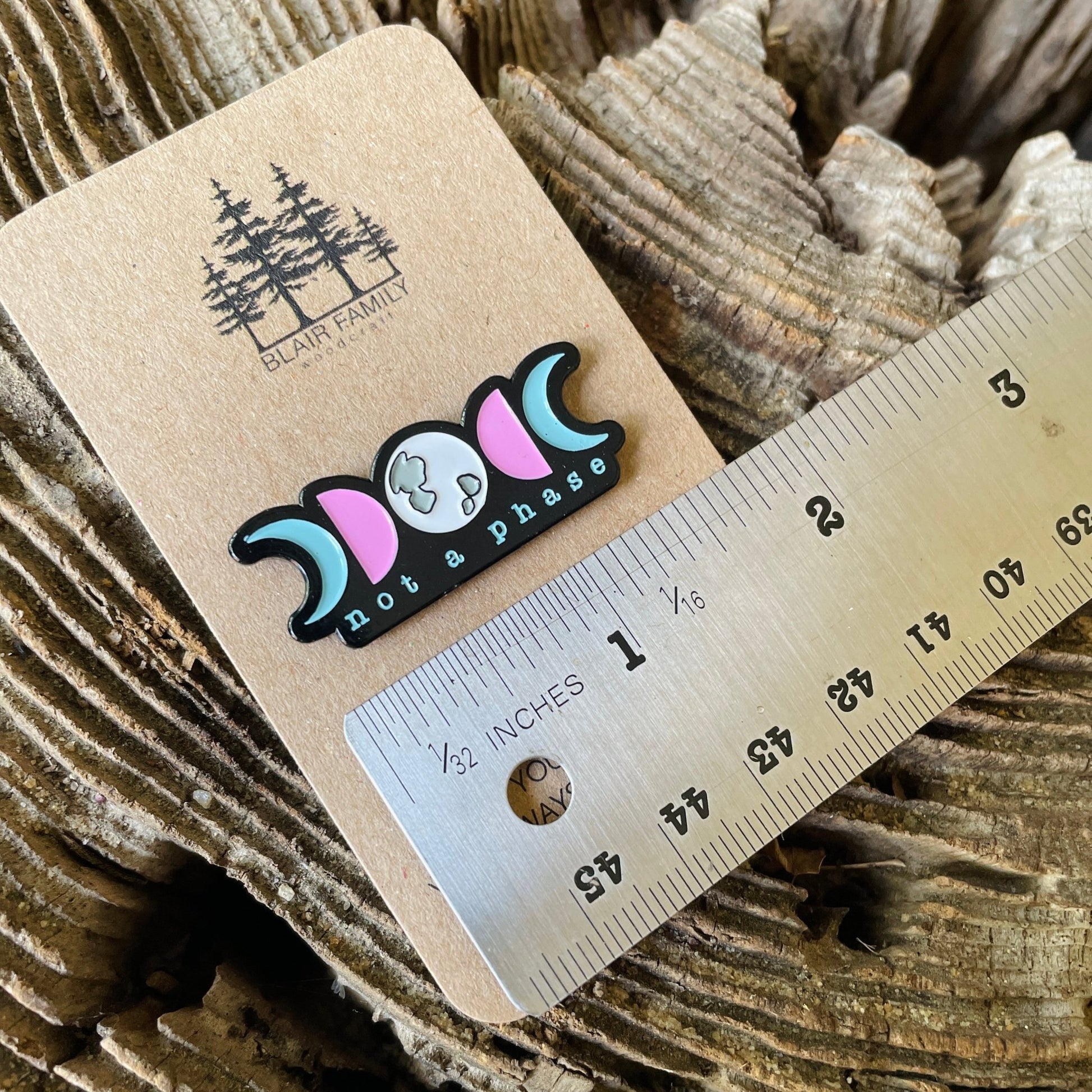 Trans Pride Not a Phase Pin - Havyn